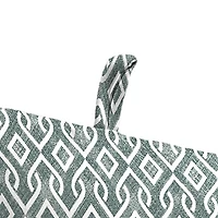 Volcanic Gray Lattice Outdoor Chair Cushion, 22x45