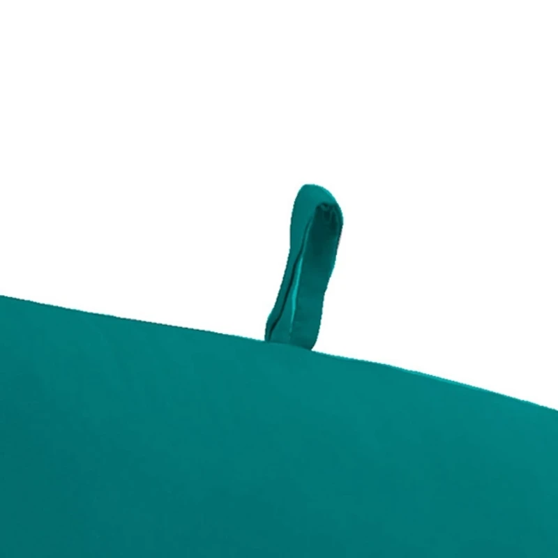 Celestial Teal Outdoor Chair Cushion with Ties