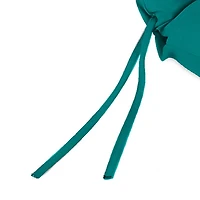 Celestial Teal Outdoor Chair Cushion with Ties