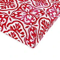 Saturn Red Medallion Outdoor Chair Cushion