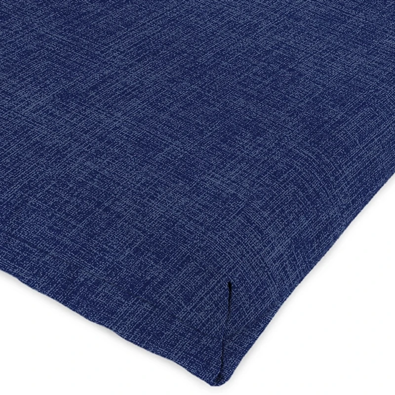 Indigo Blue Crosshatch Outdoor Chair Cushion