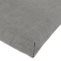 Graphite Gray Crosshatch Outdoor Chair Cushion