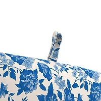 Wetland Blue Floral Outdoor Chair Cushion