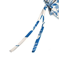 Wetland Blue Floral Outdoor Chair Cushion