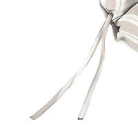 Sand & White Stripe Outdoor Chair Cushion