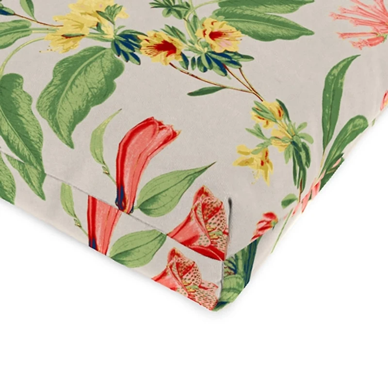 Norrah Tropical Outdoor Chair Cushion with Ties