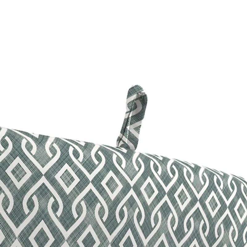 Volcanic Gray Lattice Outdoor Chair Cushion