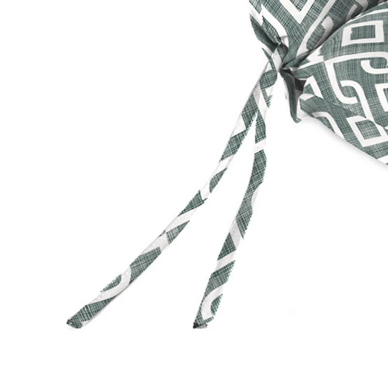 Volcanic Gray Lattice Outdoor Chair Cushion