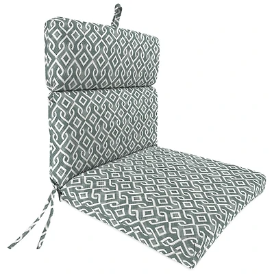 Volcanic Gray Lattice Outdoor Chair Cushion