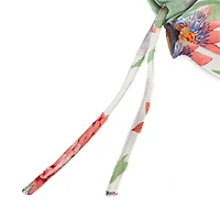 Colette Floral Outdoor Chair Cushion with Ties