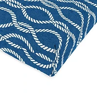 Regatta Navy Lattice Outdoor Chair Cushion