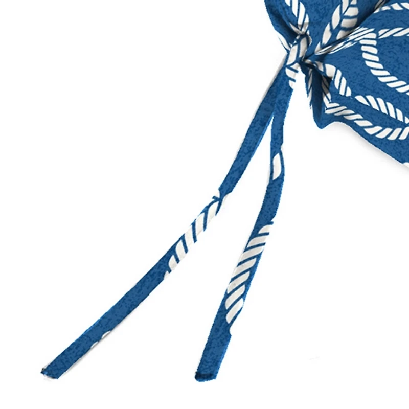 Regatta Navy Lattice Outdoor Chair Cushion