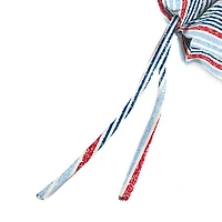 Red, White, & Blue Stripes Outdoor Chair Cushion