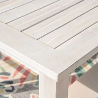 Whitewash Teagon Outdoor Dining Table