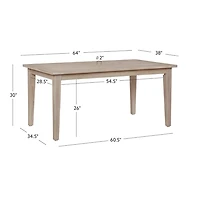 Whitewash Teagon Outdoor Dining Table