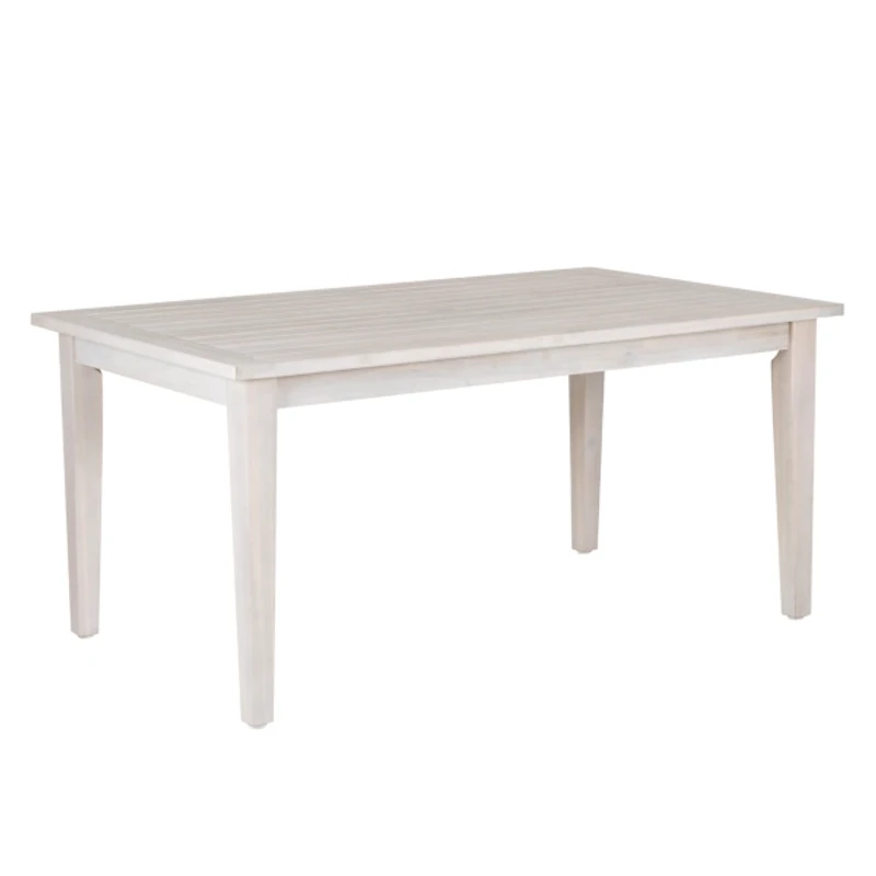 Whitewash Teagon Outdoor Dining Table