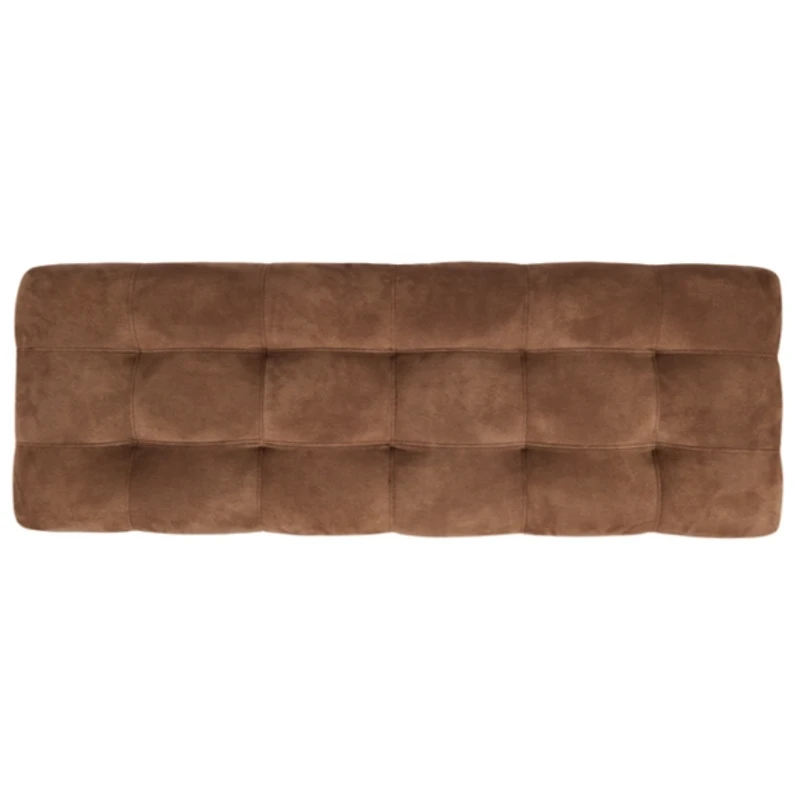 Mocha Tufted Storage Bench