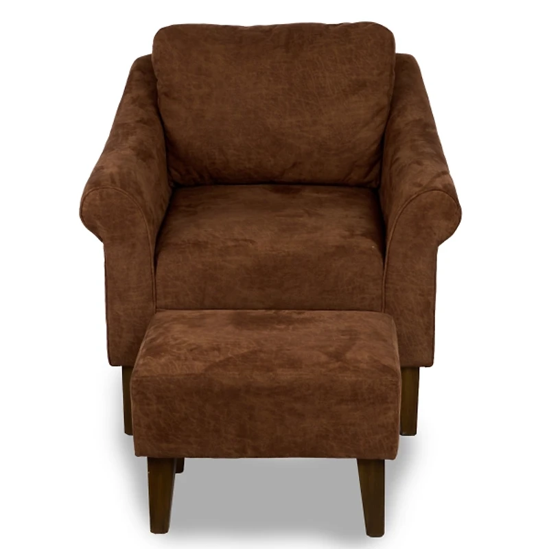 Chestnut Brown Sloan 2-pc. Chair & Ottoman Set