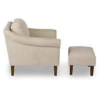 Ivory Sloan 2-pc. Chair & Ottoman Set
