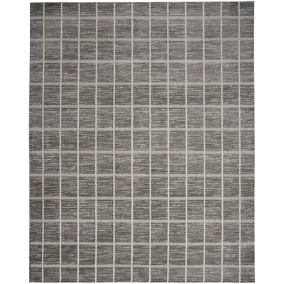 Serenity Geometric Grid Area Rug
