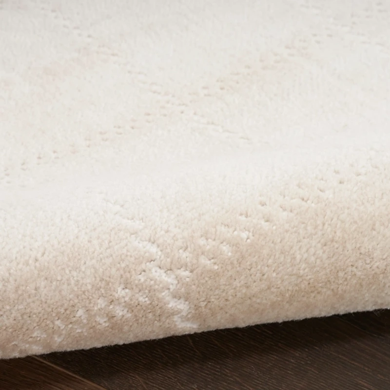 Ivory Serenity Geometric Grid Area Rug, 5x7