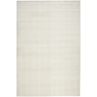 Ivory Serenity Geometric Grid Area Rug, 5x7