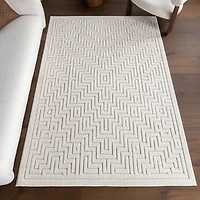 Zinnia Geometric Indoor/Outdoor Area Rug