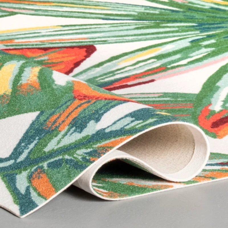 Lindsey Floral Indoor/Outdoor Area Rug