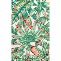 Lindsey Floral Indoor/Outdoor Area Rug