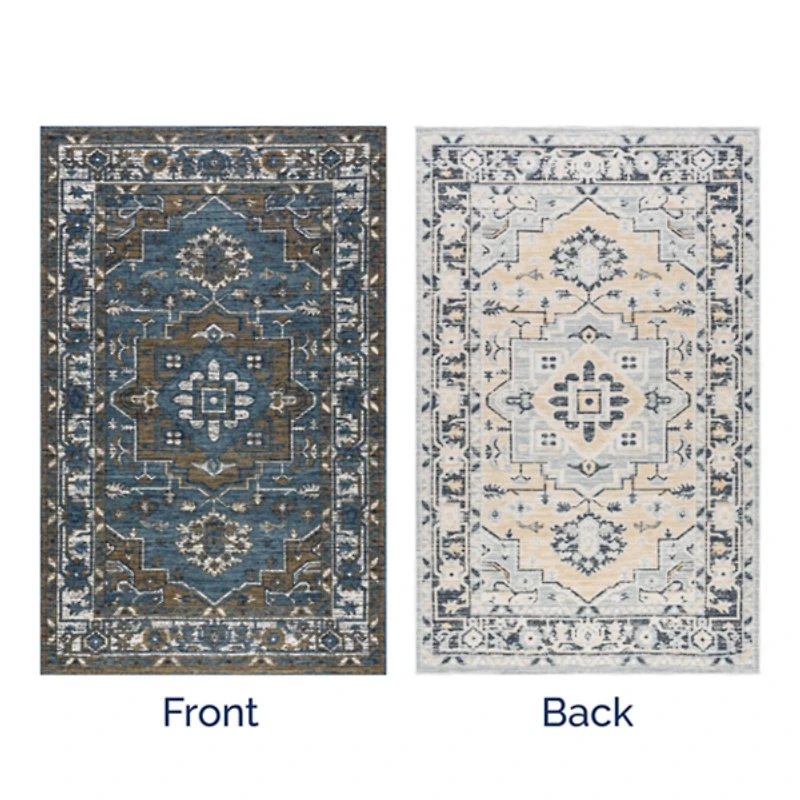 Reversible Medallion Indoor/Outdoor Area Rug, 5x8