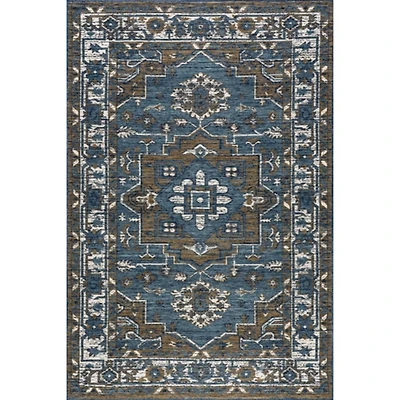 Reversible Medallion Indoor/Outdoor Area Rug, 5x8