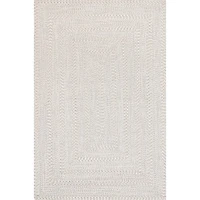 Ivory Woven Rowan Indoor/Outdoor Area Rug, 5x8