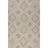 Tan Maline Geometric Indoor/Outdoor Area Rug