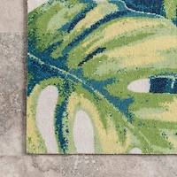 Paisley Leaf Indoor/Outdoor Area Rug