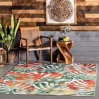 Sunkissed Leaves Indoor/Outdoor Area Rug