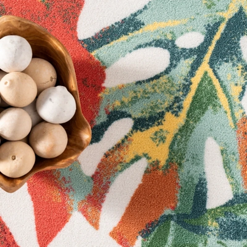 Sunkissed Leaves Indoor/Outdoor Area Rug