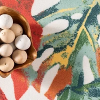 Sunkissed Leaves Indoor/Outdoor Area Rug