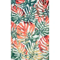 Sunkissed Leaves Indoor/Outdoor Area Rug