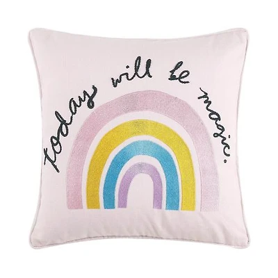 Today Will be Magic Embroidered Pillow