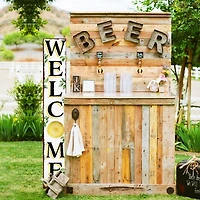Welcome Lemon Porch Board