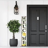 Welcome Lemon Porch Board