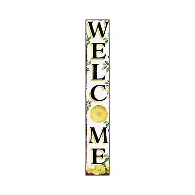Welcome Lemon Porch Board