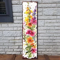 Spring Flowers Porch Board