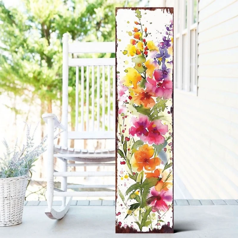 Spring Flowers Porch Board