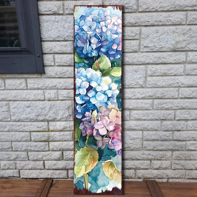 Blue Hydrangeas Porch Board