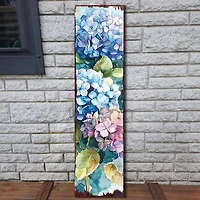 Blue Hydrangeas Porch Board