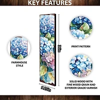 Blue Hydrangeas Porch Board