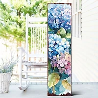 Blue Hydrangeas Porch Board