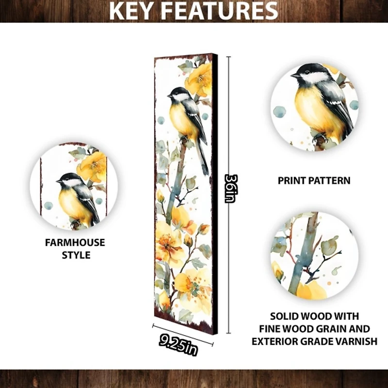 Chickadee Porch Board