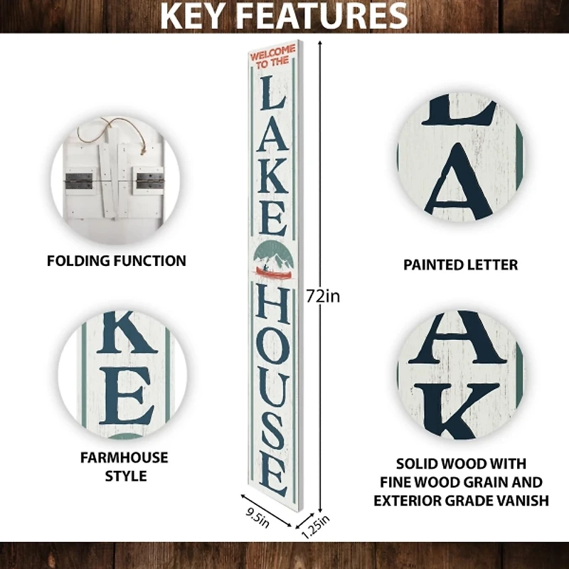 Welcome to the Lake House Porch Board